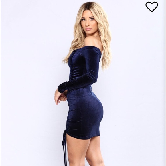 Year Of The Dragon Velvet Dress - BlueSHARE - Picture 3 of 4